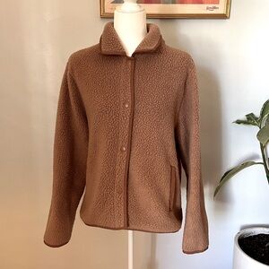 JCrew Women's brown Sherpa Jacket